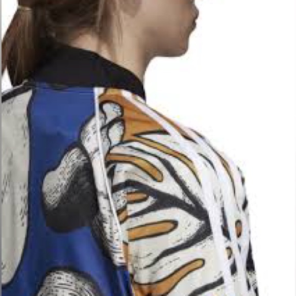 ADIDAS X FARM RIO LIMITED EDITON TROPICAL PALM TRACK JACKET SZ MED - Picture 4 of 9